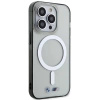 Etui BMW Silver Ring MagSafe na iPhone 15 Pro - przezroczyste