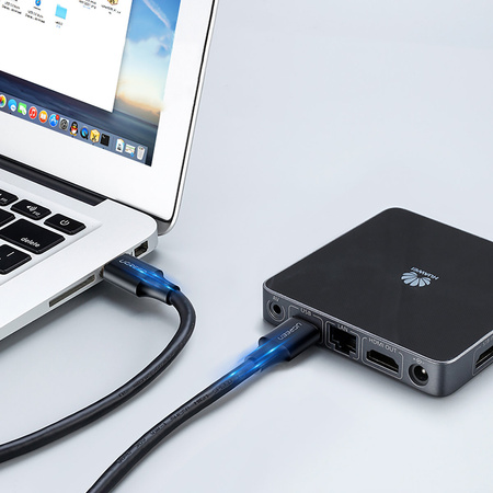 Ugreen kabel przewód USB - USB (męski - USB 3.2 Gen 1) 1 m czarny (US128 10370)