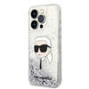 Karl Lagerfeld KLHCP14LLNKHCH iPhone 14 Pro 6,1" srebrny/silver hardcase Glitter Karl Head