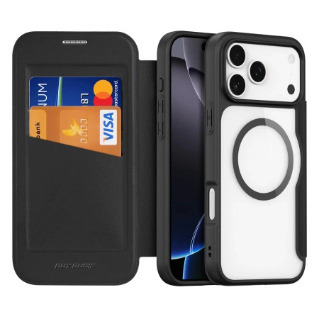 DUX DUCIS ETUI SKIN X PRO DO IPHONE 17 PRO MAX Z PORTFELEM KOMPATYBILNE Z