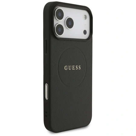 GUESS ETUI GRAINED RING MAGSAFE DO IPHONE 17 PRO MAX Z MAGSAFE PREMIUM