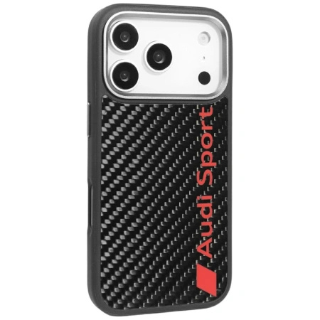 AUDI ETUI R8 CARBON FIBER MAGSAFE DO IPHONE 17 PRO Z OCHRONĄ PRZED