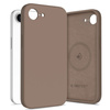 TECH-PROTECT SILICONE MAGSAFE IPHONE 16E / 17E CHOCOLATE BROWN