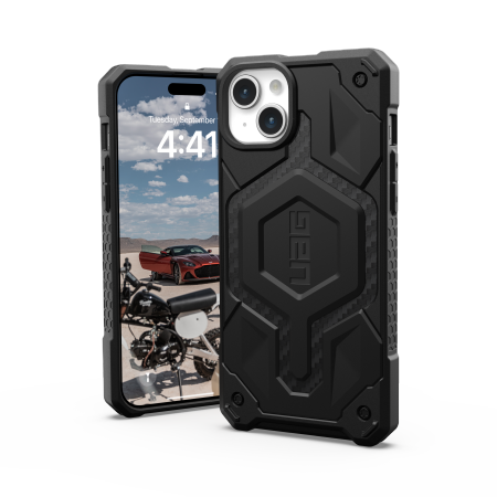 UAG Monarch Pro - obudowa ochronna do iPhone 15 Plus kompatybilna z MagSafe (carbon fiber)