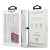 GUESS ETUI HARDCASE DO IPHONE 13 PRO MAX 6,7 ZŁOTY LIQUID GLITTER OPÓŹNIONE