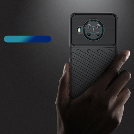 Thunder Case elastyczne pancerne etui pokrowiec Nokia X100 czarny