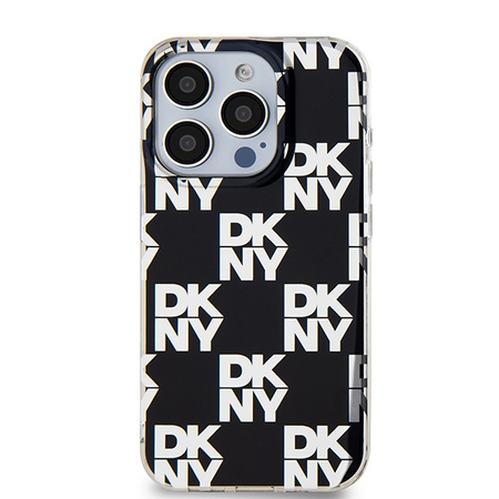 DKNY POKROWIEC HARDCASE DO IPHONE 15 PRO IML CHECKERED MONO STRUKTURA