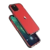 HURTEL SPRING CASE ELASTYCZNY POKROWIEC DO IPHONE 12 MINI Z KOLOROWĄ RAMKĄ