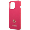 Guess GUHCP13LPS4MF iPhone 13 Pro / 13 6,1" różowy/pink hardcase Saffiano 4G Small Metal Logo
