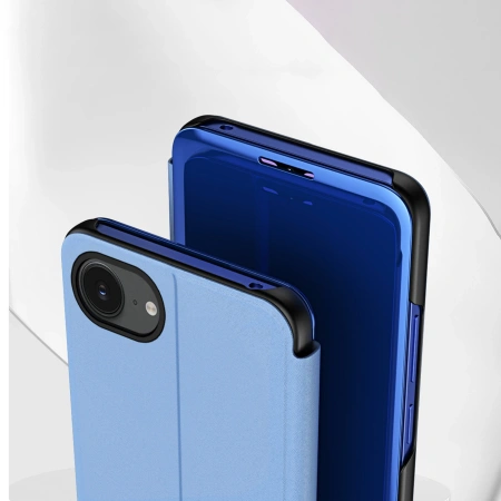 HURTEL ETUI CLEAR VIEW CASE DO IPHONE 16E Z KLAPKĄ Z OCHRONĄ PRZED