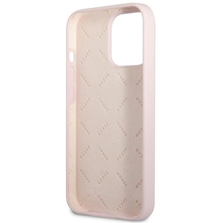 GUESS ETUI HARDCASE DO IPHONE 13 PRO 13 Z SILIKONOWYM TRIANGLE 6,1