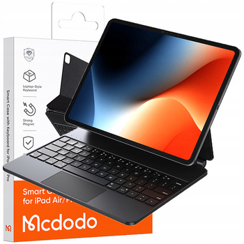 MCDODO ETUI KLAWIATURA PODŚWIETLANA APPLE IPAD PRO 12.9 IPAD AIR 13 CZARNY