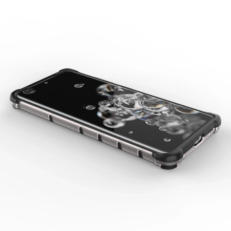 HURTEL ETUI PANCERNE DO SAMSUNG GALAXY S22 ULTRA HONEYCOMB Z ŻELOWĄ RAMKĄ