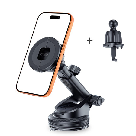 TECH-PROTECT N62 2IN1 UNIVERSAL & MAGNETIC MAGSAFE DASHBOARD & VENT CAR MOUNT BLACK