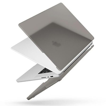 UNIQ ETUI CLARO DO MACBOOK PRO 14 2021 2023 2024 SZARE MATTE WYSOKA OCHRONA