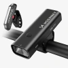 WOZINSKY ZESTAW LAMPEK ROWEROWYCH PRZEDNIA 400 LM USB-C TYLNA MICRO