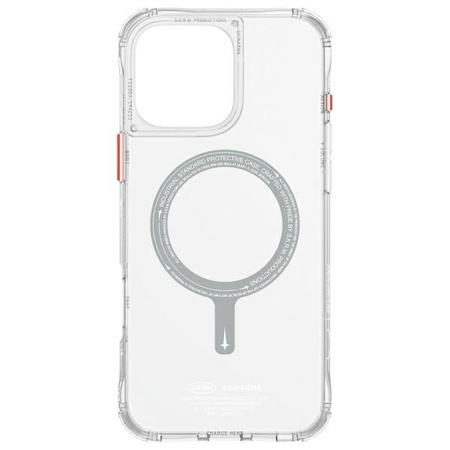 Skinarma etui Saido iPhone 16 Pro 6.3   Magnetic Charging przezroczysty/clear