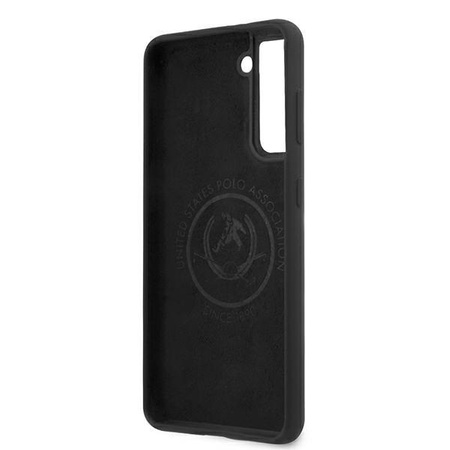 Etui U.S. Polo Assn. Silicone On Tone na Samsung Galaxy S21+ - czarne