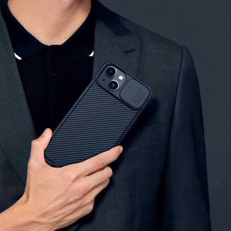 Nillkin CamShield Pro Case etui iPhone 14 pancerny pokrowiec osłona na aparat kamerę czarny