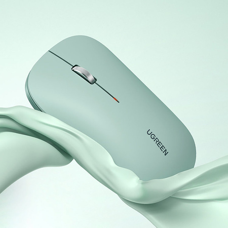 Ugreen poręczna mysz bezprzewodowa USB zielony (MU001)