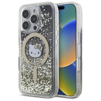 HELLO KITTY ETUI MAGNETYCZNE DO IPHONE 16 PRO MAX 6.9 LIQUID GLITTER FEVER