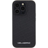 KARL LAGERFELD ETUI HARDCASE DO IPHONE 15 PRO 6.1 QUILTED K PATTERN BLACK