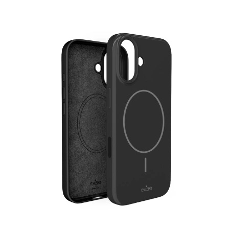Etui ochronne Puro Pulse na iPhone 17 poliwęglanowe - czarne