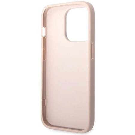 Etui Guess 4G Big Metal Logo do iPhone 15 Pro Max - różowe