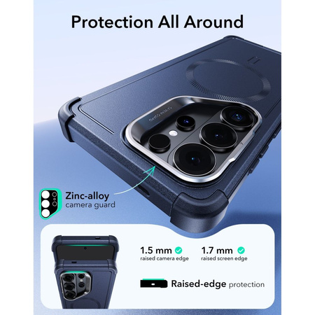ESR CYBER TOUGH KICKSTAND MAGSAFE GALAXY S26 ULTRA BLACK