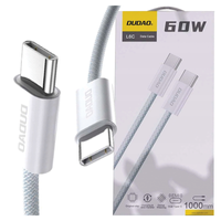 DUDAO KABEL USB-C USB-C 2M PD 30W DO TELEFONÓW I TABLETÓW SZYBKIE ŁADOWANIE