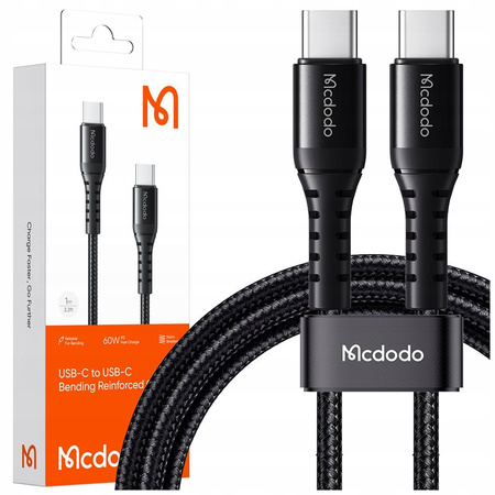 MCDODO USB-C FAST CHARGING CABLE FOR SAMSUNG APPLE USB TYPE C 3A 60W 1M
