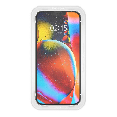 SZKŁO HARTOWANE SPIGEN ALM GLASS FC 2-PACK IPHONE 13 / 13 PRO / 14 BLACK