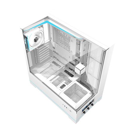 DARKFLASH OBUDOWA DY450 PRO DO PC ATX MICRO ATX Z WENTYLATOREM BIAŁA DESIGN