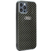 Etui Audi Carbon Fiber na iPhone 12 / iPhone 12 Pro - czarne AU-TPUPCIP12P-R8/D2-BK