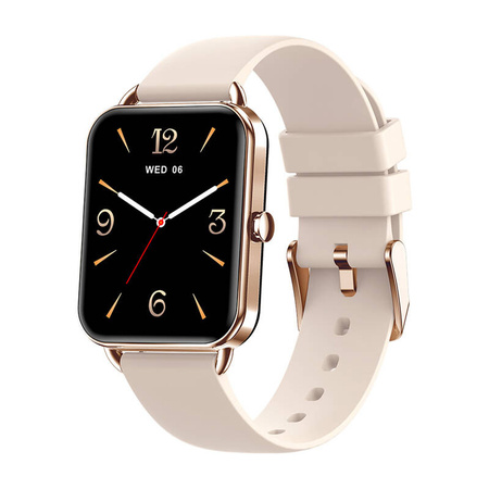 COLMI SMARTWATCH P20 ZŁOTY DO ANDROID IOS MONITOR AKTYWNOŚCI Z PULSOMIERZEM