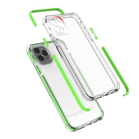 HURTEL SPRING ARMOR ETUI POKROWIEC DO IPHONE 11 PRO MAX ŻELOWY ELASTYCZNY