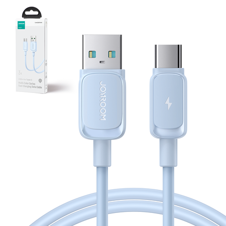 Kabel USB - USB C 3A 1,2m Joyroom S-AC027A14 - niebieski