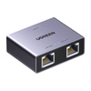 UGREEN ADAPTER ROZGAŁĘŹNIK ETHERNET 1X2 DO KOMPUTERA RJ45 SZYBKI PRZEPŁYW