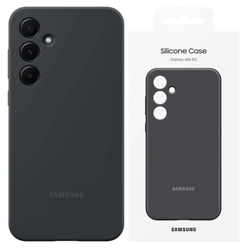 Etui Samsung EF-PA556TBEGWW A55 5GA556 czarny/black Silicone Cover