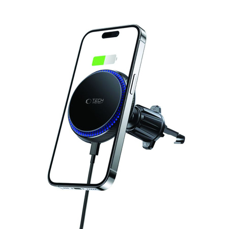 TECH-PROTECT MAGNETIC MOUNT DO MAGSAFE IPHONE 12 13 14 SZYBKA ŁADOWARKA 15W
