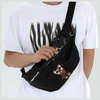 Nimmy Nerka na ramię czarny/black        Crossbody Glasses Cool Dog