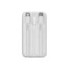 Powerbank Baseus Comet Series z wyświetlaczem 10000mAh 22.5W - biały + kabel USB-A - USB-C