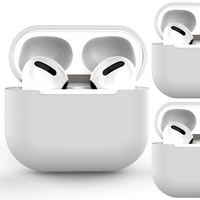 Etui do AirPods 2 / AirPods 1 silikonowy miękki pokrowiec na słuchawki biały (case C)