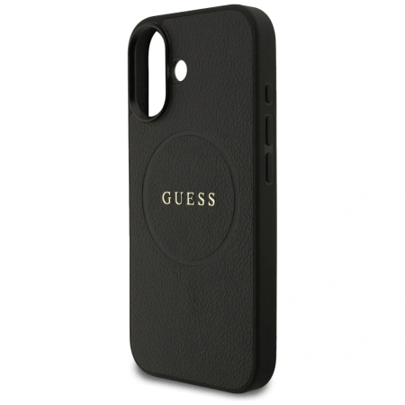GUESS ETUI GRAINED RING MAGSAFE DO IPHONE 17 Z RINGIEM I MAGNETYCZNYM