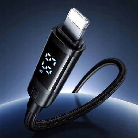 MCDODO ŁADOWARKA KABEL USB-C LIGHTNING SZYBKIEGO ŁADOWANIA DO IPHONE 1M LED