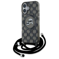 KARL LAGERFELD ETUI KLHMP16SHCKCKLCK DO IPHONE 16 6.1 MAGNETYCZNE CROSSBODY