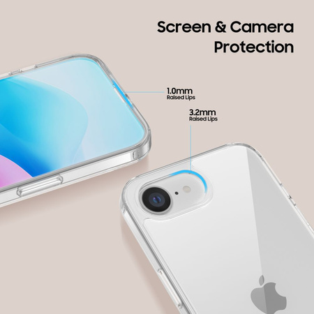 TECH-PROTECT FLEXAIR HYBRID ETUI DO IPHONE 16E PRZEZROCZYSTE ZABEZPIECZENIE
