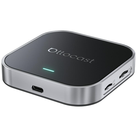 Adapter samochodowy Ottocast PCS55-T     OttoAibox E2 Android Multimedia Box czarny
