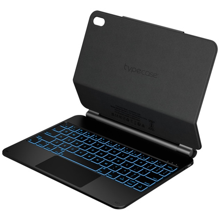 Etui Typecase Edge z klawiaturą do iPad  11" (A16) 2025 / iPad 10.9" 2022 czarny