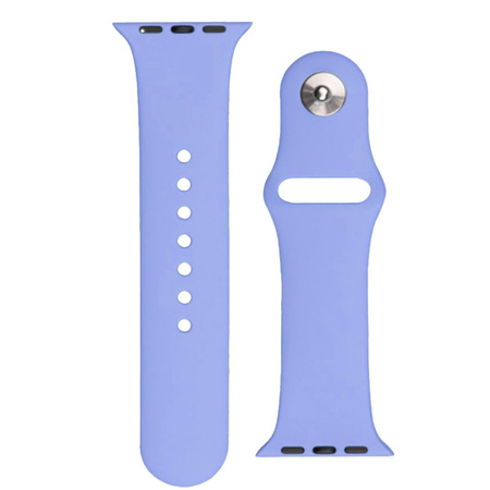 Silicone Strap APS silikonowa opaska do Watch 8 / 7 / 6 / 5 / 4 / 3 / 2 / SE (41 / 40 / 38mm) pasek bransoleta do zegarka fioletowy